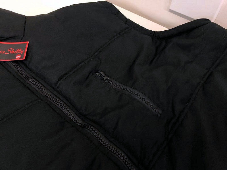 Marked Size 3XL Vest/Sleeveless Thermal Jacket Black dealonline.co.nz