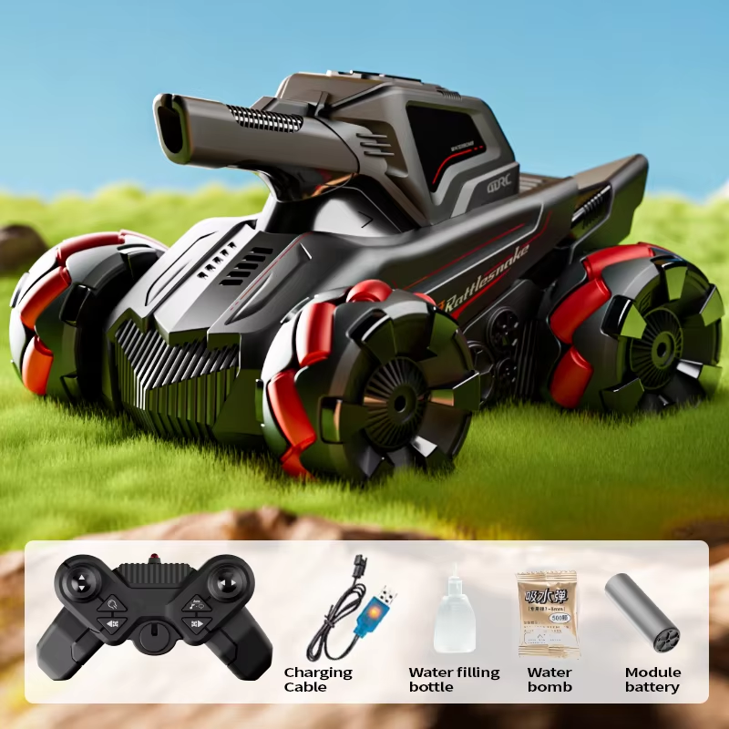 RC Car 4WD 2.4G Wireless Gesture Sensing RC Tank Water Bomb Spray Stunt dealonline.co.nz