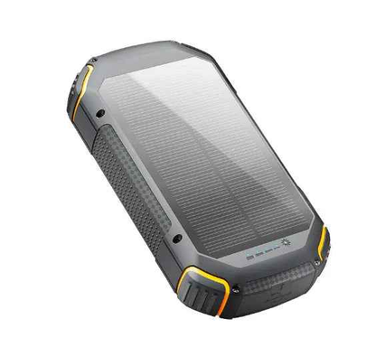 20000mAh Waterproof Solar Power Bank with Red Light