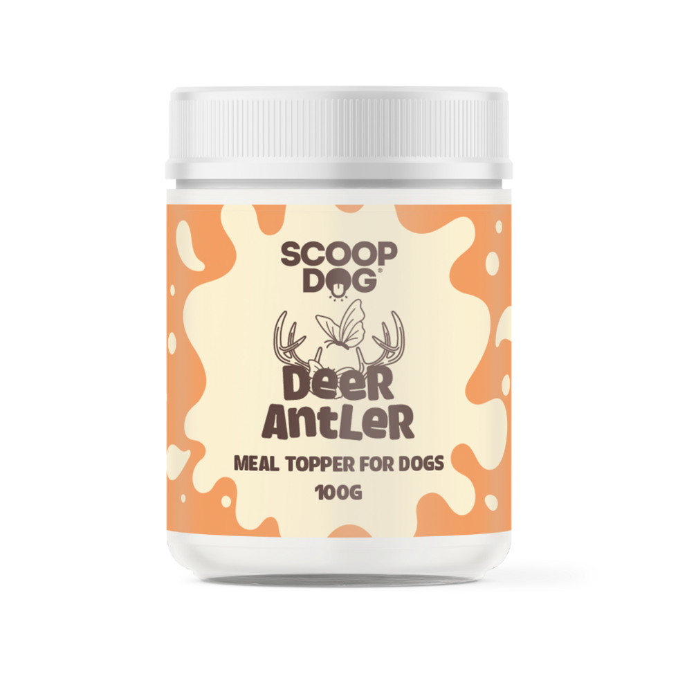 Scoop Dog - Topper - Deer Antler 100g Animal Addiction Limited