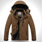 Men's Waterproof Thermal Hiking Jacket - Windproof Winter Outdoor Coat