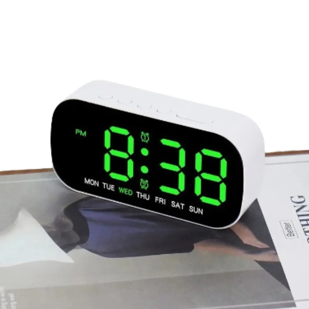 Digital Alarm Clock – USB Powered LED (different colours available) Habicare