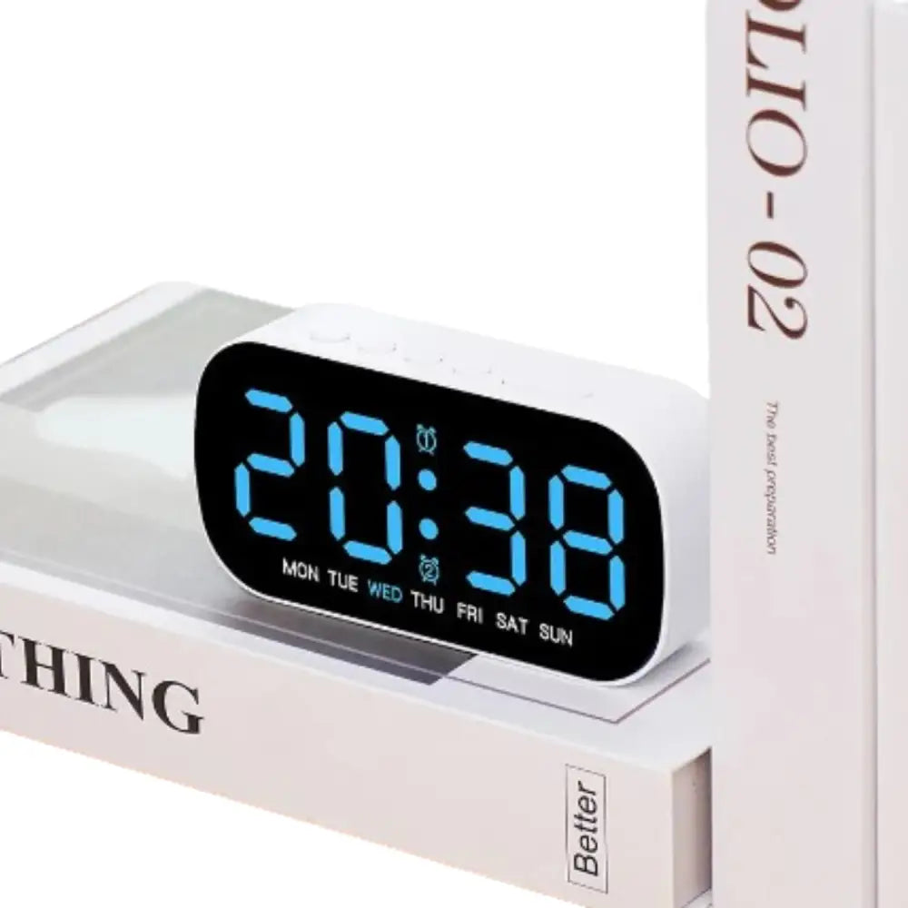 Digital Alarm Clock – USB Powered LED (different colours available) Habicare