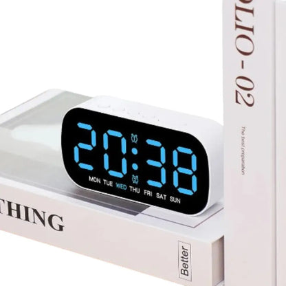 Digital Alarm Clock – USB Powered LED (different colours available) Habicare