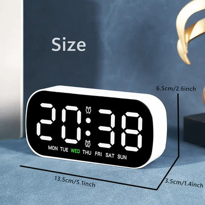 Digital Alarm Clock – USB Powered LED (different colours available) Habicare