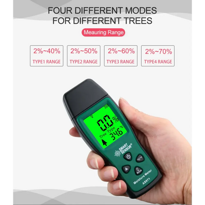 Digital Wood Moisture Meter (AS971) Habicare