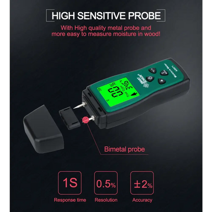 Digital Wood Moisture Meter (AS971) Habicare