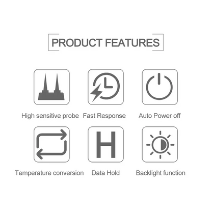 Digital Wood Moisture Meter (AS971) Habicare