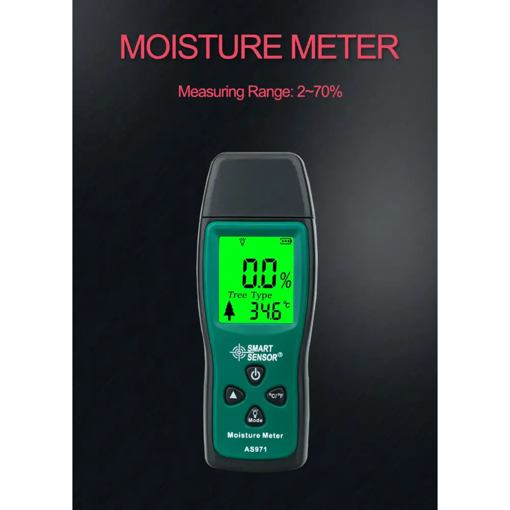 Digital Wood Moisture Meter (AS971) Habicare