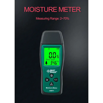 Digital Wood Moisture Meter (AS971) Habicare