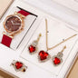 Diva-Shine Diamond Quartz Watch Set