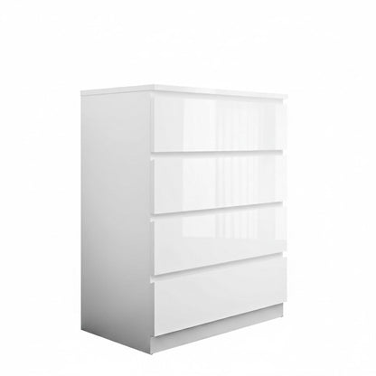 'Monaco' White Chest of 4 drawers sue-e furniture