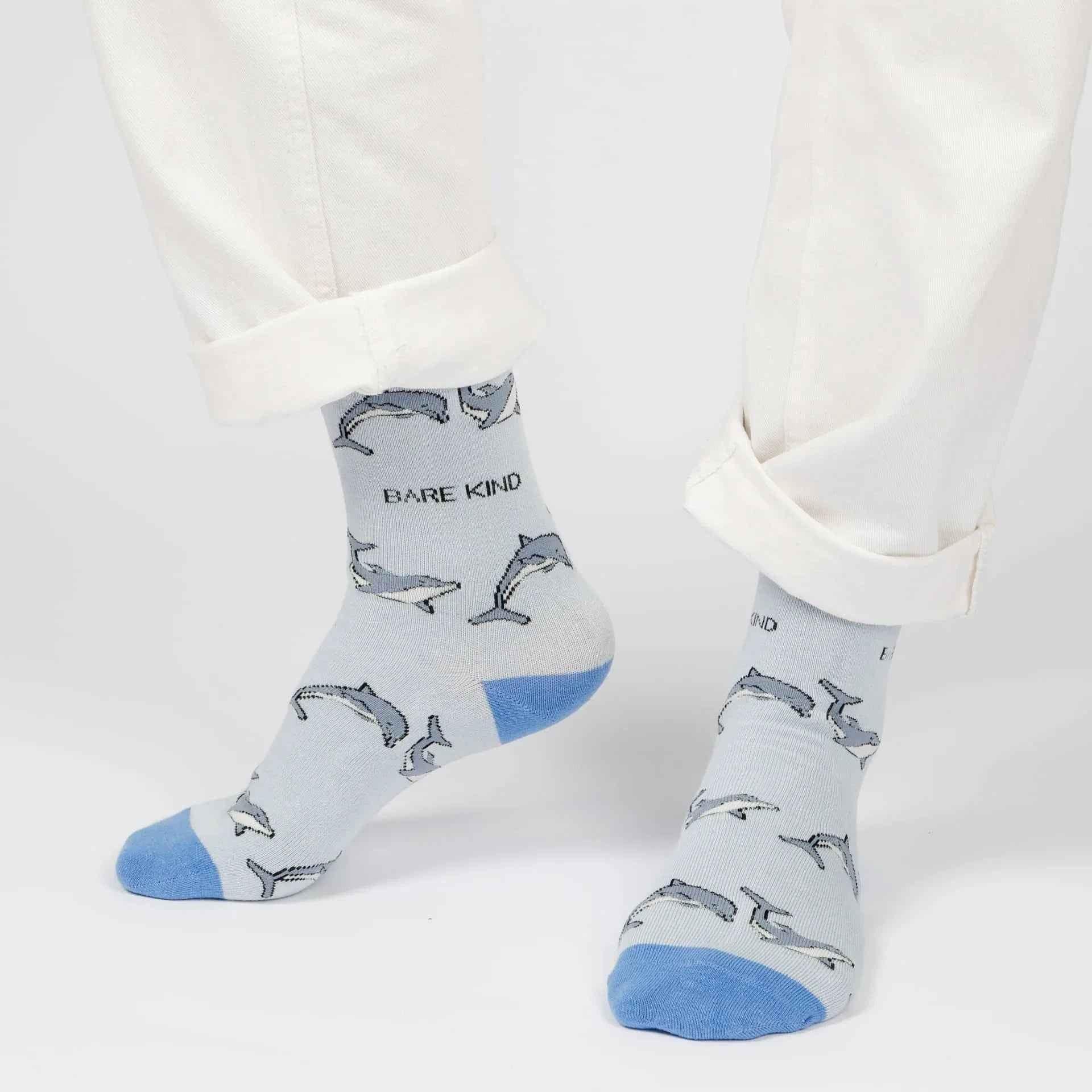 Save the Dolphin Bamboo Socks