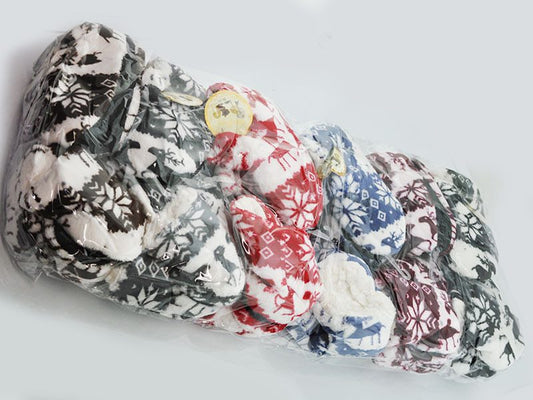 WHOLESALE - 12 Pairs Kids Flush Warm Foot lets / Floor Socks size 20 ~ 23 dealonline.co.nz