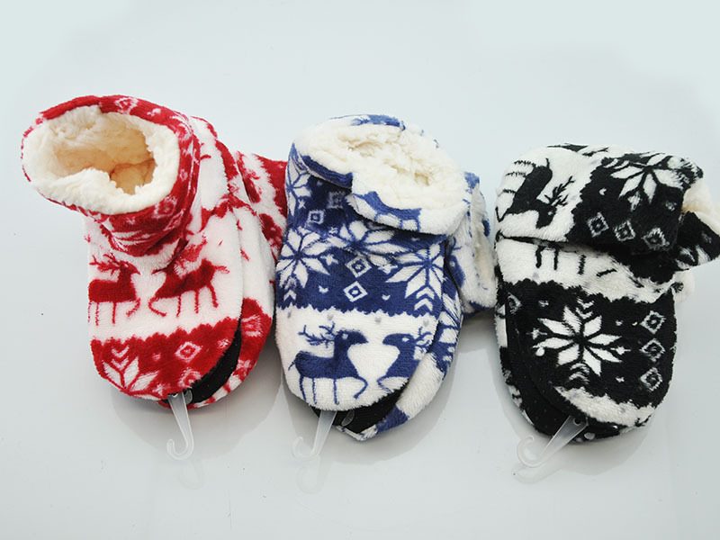 (3 Pairs) Kids Plush Warm Foot lets / Floor Socks size 20 ~ 23 dealonline.co.nz