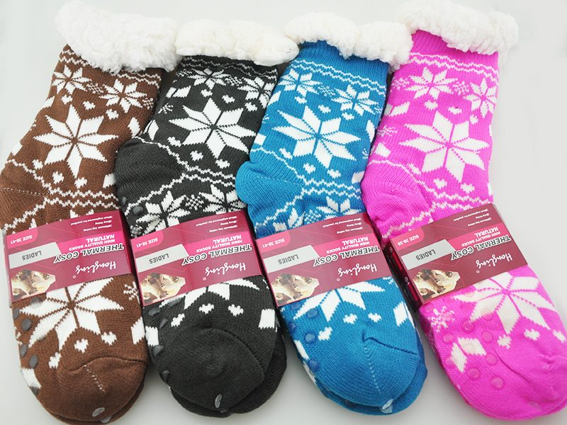 (4 Pairs) LADIES THERMAL COSY SOCKS 4.7 TOG RATING dealonline.co.nz