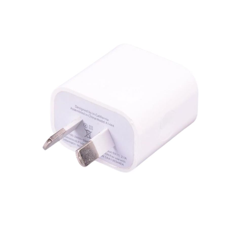 Dual USB Power Adapter Wall Plug (NZ / AUS) (White) 9eight5