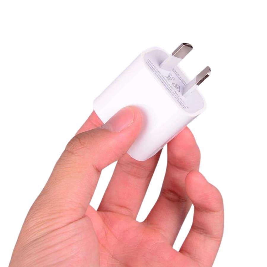 Dual USB Power Adapter Wall Plug (NZ / AUS) (White) 9eight5