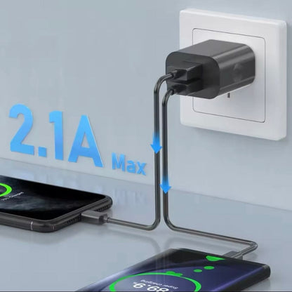 Dual USB Power Adapter Wall Plug (NZ / AUS) (Black) That Watch Shop