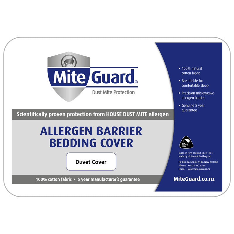MiteGuard Cotton Duvet Cover MiteGuard