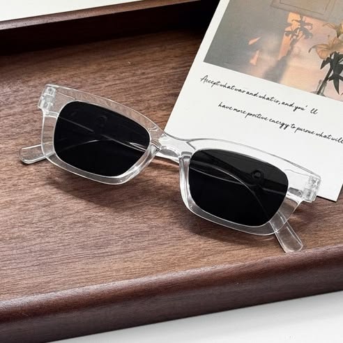 ECOTREK Square Sunglasses – Thick Frame Fashion Shades for Men & Women ECOTREK