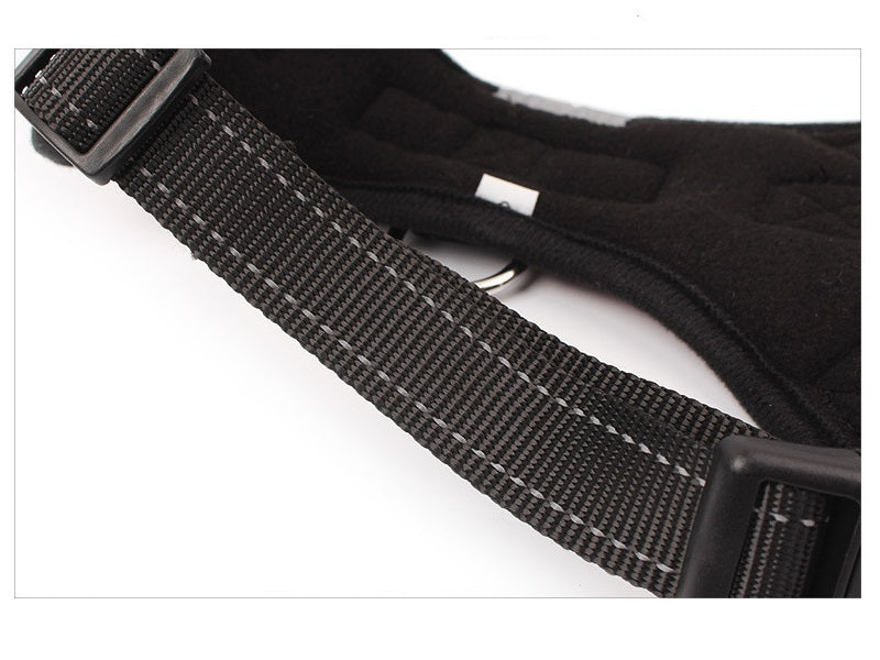 Dog Harness Set Pet Adjustable Chest Strap Walking Collar Vest dealonline.co.nz