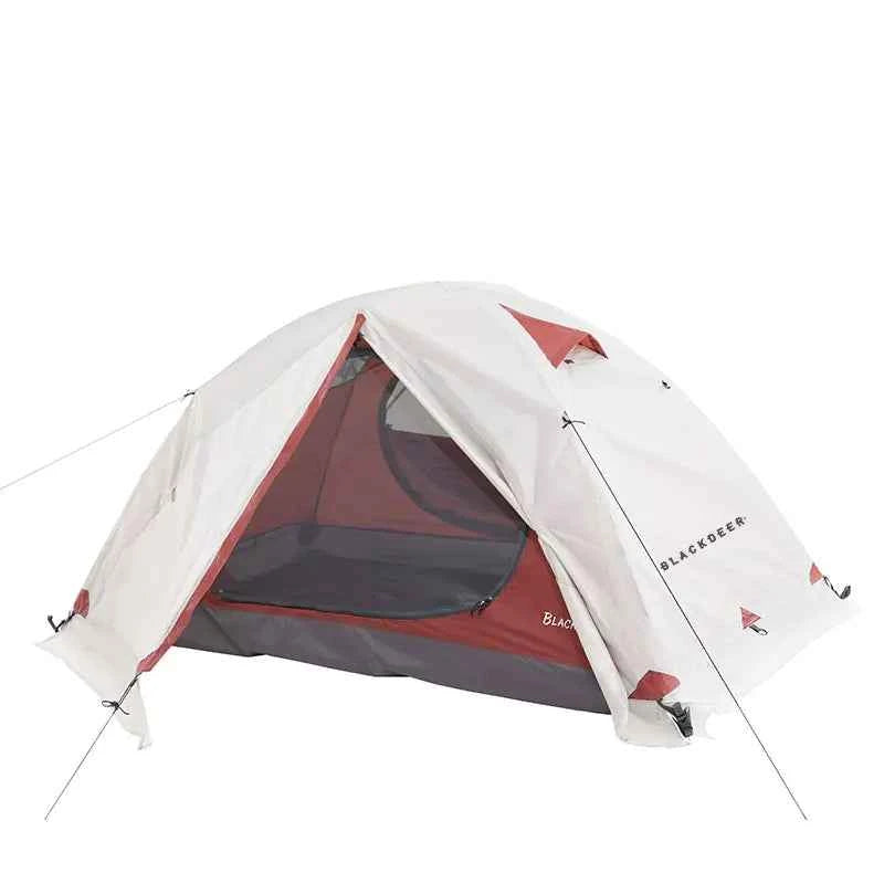 BlackDeer Double Layer Camping Tent - 2-3 Person Waterproof 3/4 Season Shelter with Aluminum Poles
