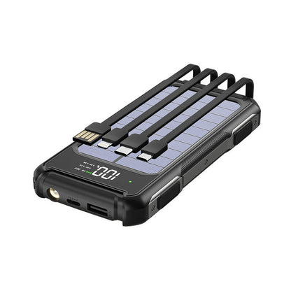 Solar Power Bank with Type C Fast Charging — 20000mAh Solar Charging | Outdoor & Travel - ShopHub