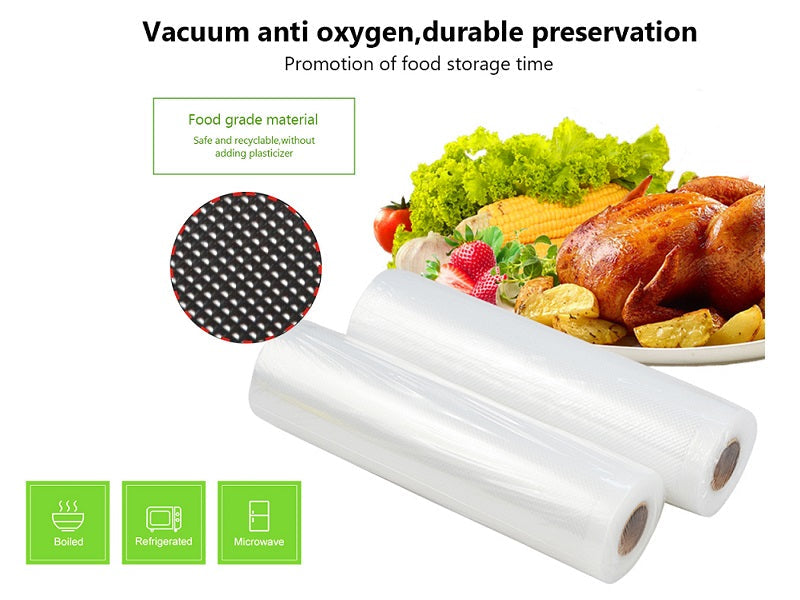 (2 Rolls/Pack) 15*500cm Vacuum Sealer Bag Roll dealonline.co.nz