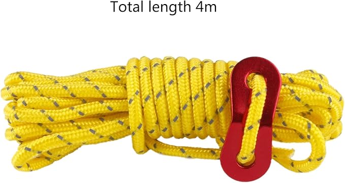 ECOTREK 4m reflective tent rope roller, camping accessory with durable design and reflective features for secure outdoor setup.