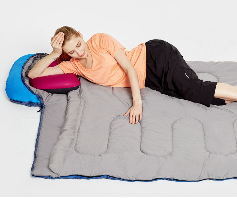 ECOTREK 4-Season Adults Envelope Camping Sleeping Bag, compact and lightweight for all-season outdoor sleeping comfort