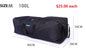 ECOTREK outdoor waterproof storage camping bag with large capacity for travel and camping, shown in a compact, durable design.
