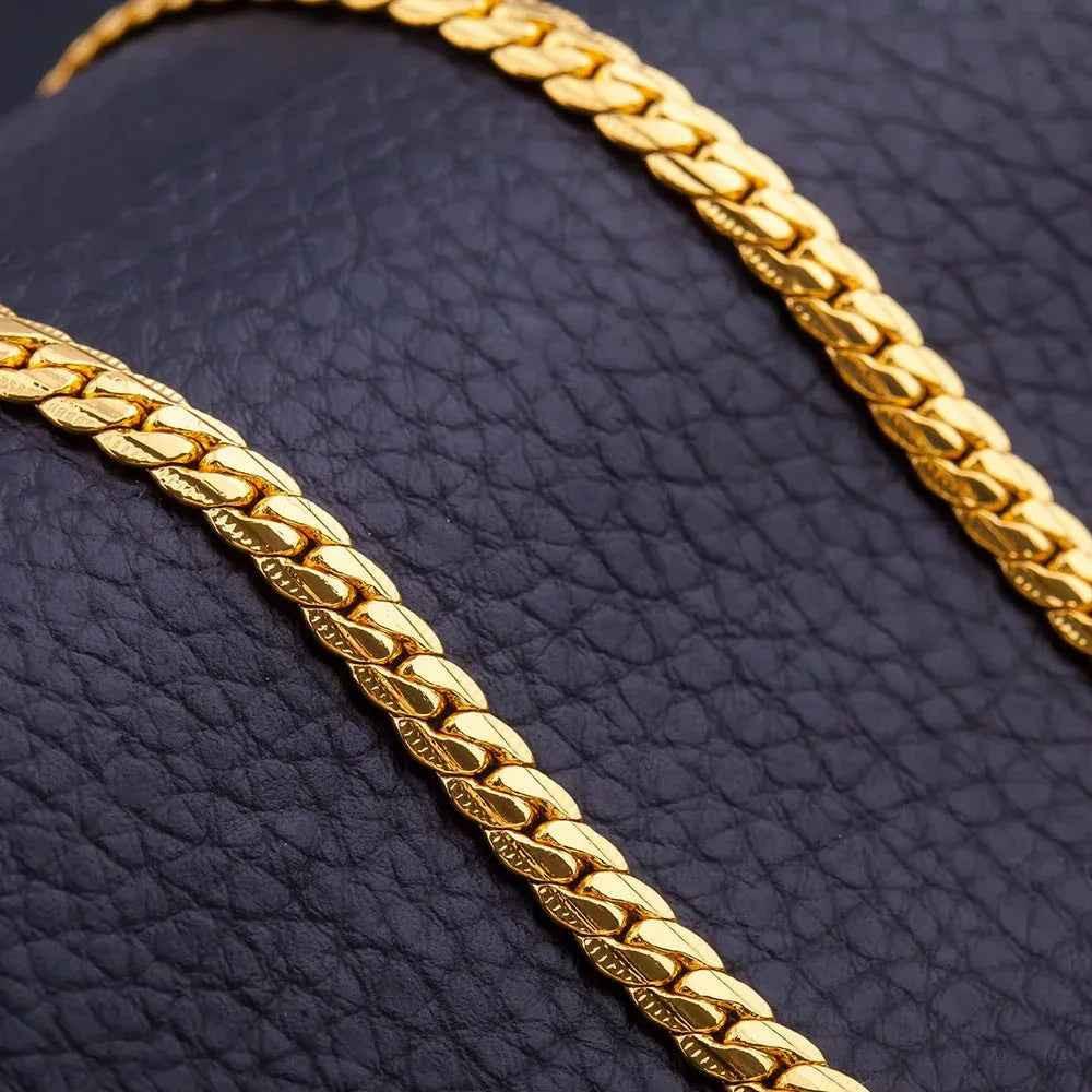 Edge-Bold 18K Gold-Plated Chain