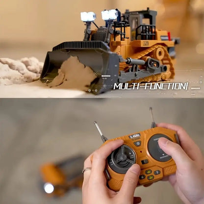 Remote Control Engineering Vehicles Series - 1:24 Bulldozer  9 Channels 2.4G dealonline.co.nz