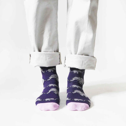 Save the Elephants Bamboo Socks