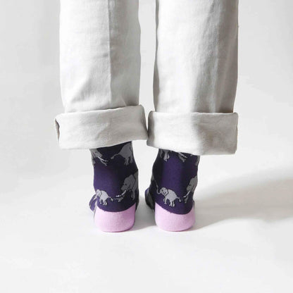 Save the Elephants Bamboo Socks