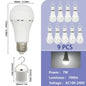 Habicare SS emergency light bulb in cool white with 1500mAh and 7W power, designed for backup lighting during outages
