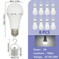 Habicare emergency light bulb in cool white, 7W, 1500mAh SS model, compact and energy-efficient for backup lighting.