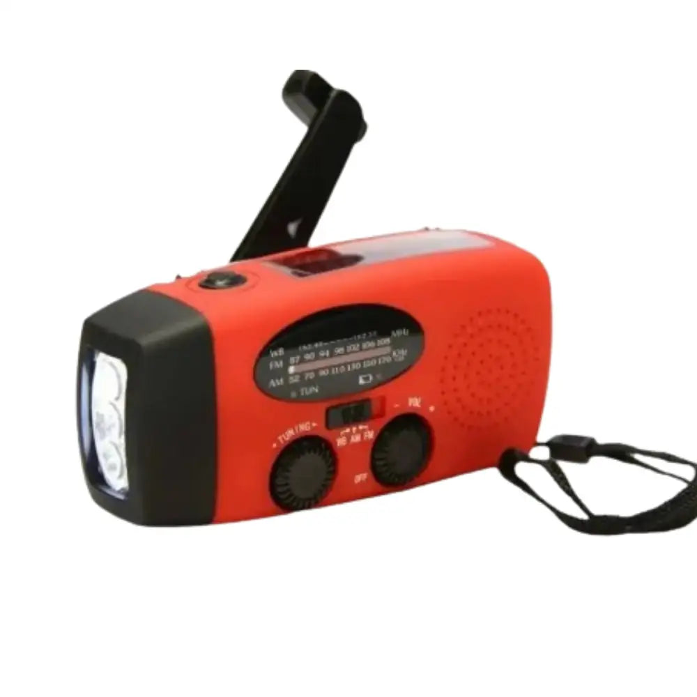 Emergency Solar Hand Crank Radio with Flashlight & Power Bank Habicare