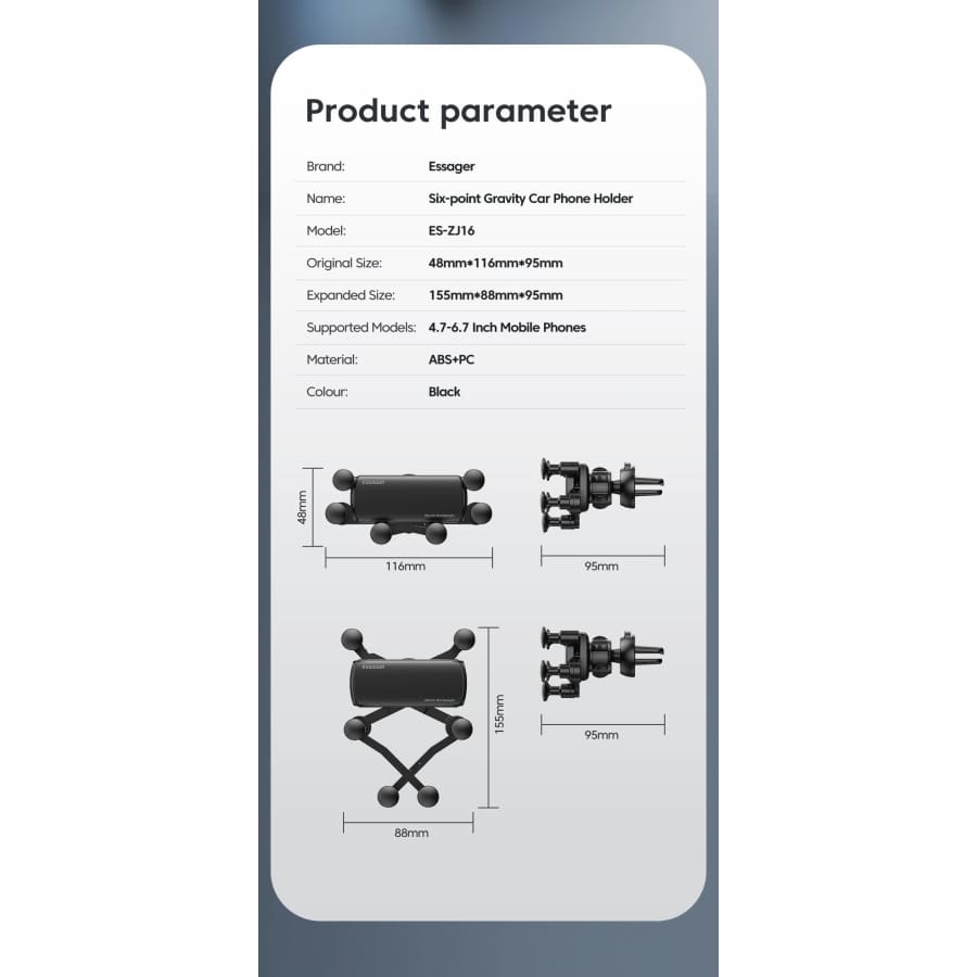 Essager Mobile Phone Holder 9eight5