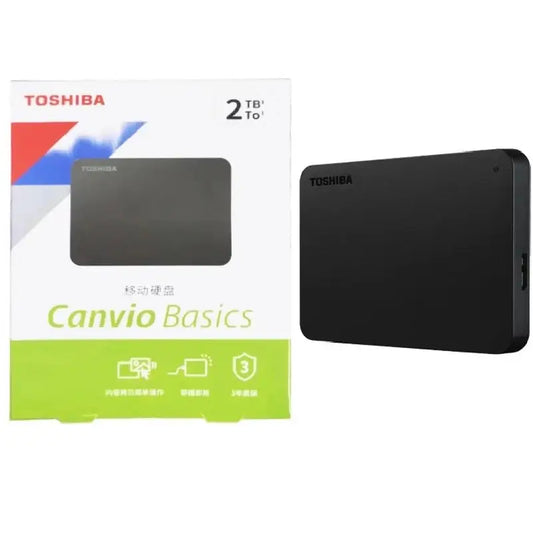 External Hard Drive (500GB–2TB) USB 3.0 Habicare