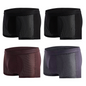 Men's Modal Boxer Shorts — Breathable Mesh Mid-Waist Underwear | Single & 4-Pack - ShopHub