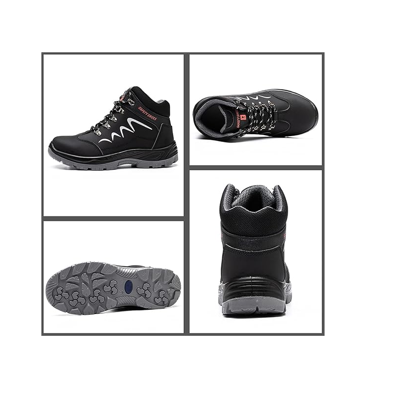 Work Safety Shoes Breathable Steel Cap Industrial Lightweight Construction - ShopHub