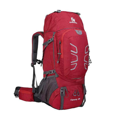 60L Outdoor Hiking Backpack with Water-Resistant Design
