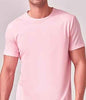 Solid Casual Short-Sleeve Crewneck T-Shirt