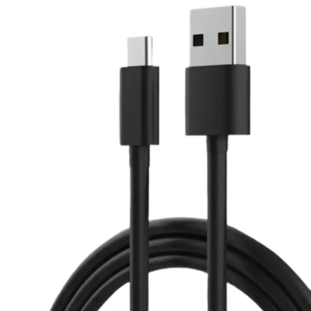Habicare TWS fast charge cable connected to Motorola Moto G and Fusion Plus smartphones for quick charging.
