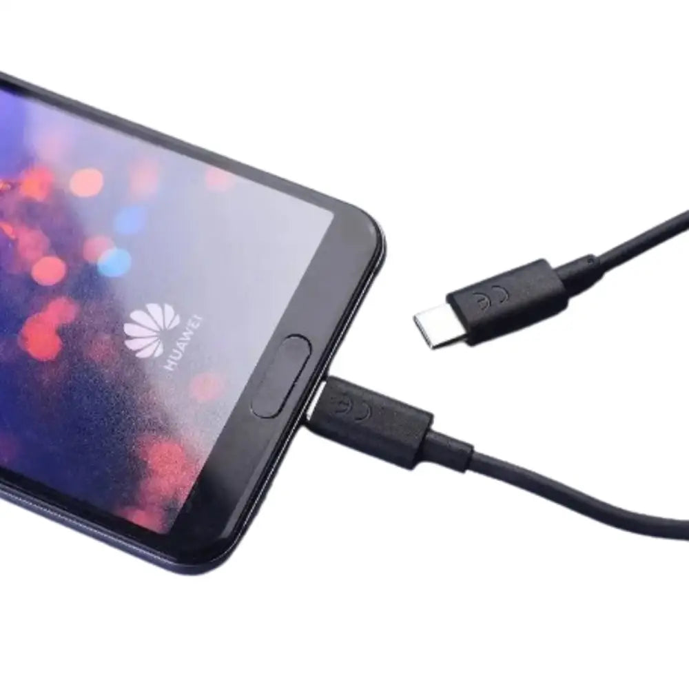Habicare fast charge cable for Motorola Moto G and Fusion Plus, TWS product with durable connectors and sleek design.