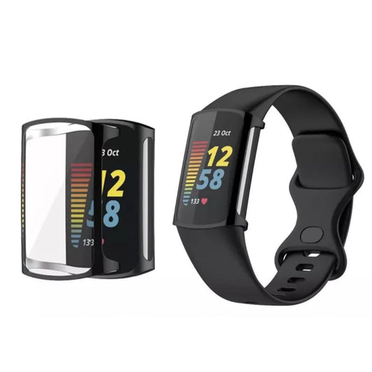 Protective Case for Fitbit Charge 5 (Black) That Watch Shop