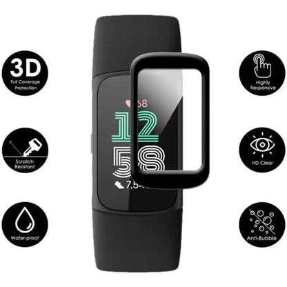 Screen Protectors for Fitbit Charge 6 Watch (Pack of 3) Habicare