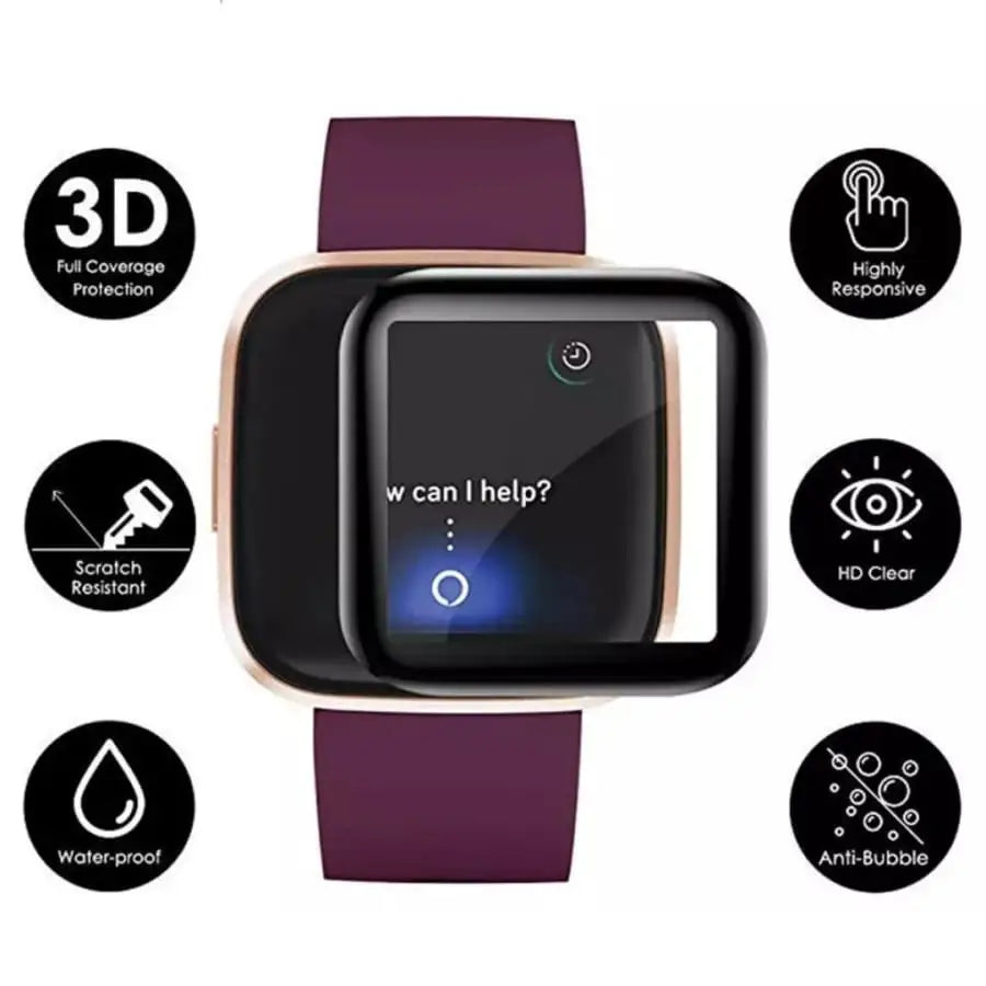 Screen Protectors for Fitbit Versa 2 (Pack of 5) Habicare